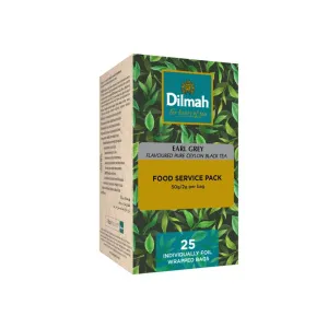 Цейлонский черный чай листовой DILMAH EARL GREY 25х2г photo