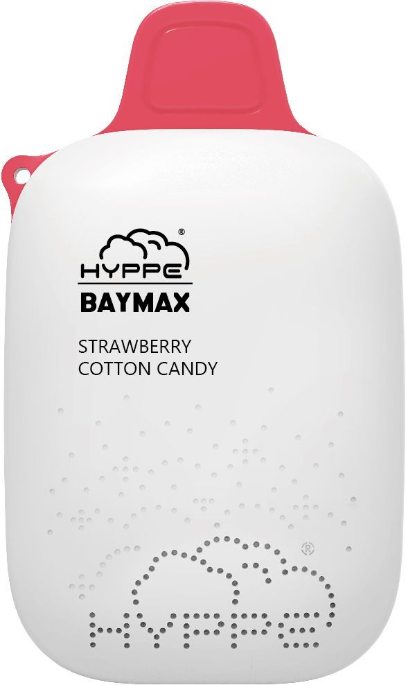 Hyppe BAYMAX 4500 Strawberry Cotton Candy 9ml photo 1