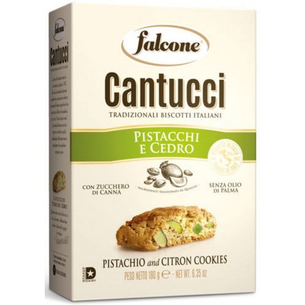 Cantucci d'abruzzo pistachio and citron cookies 180 гр. photo 1