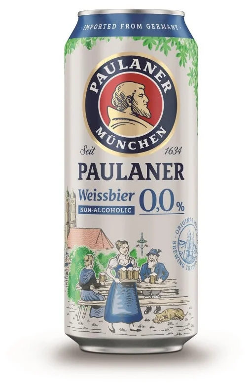 Paulaner Weissbier Non-Alcoholic 0,5 банка photo 1