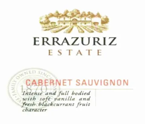Errazuriz Estate Series Cabernet Sauvignon photo 2